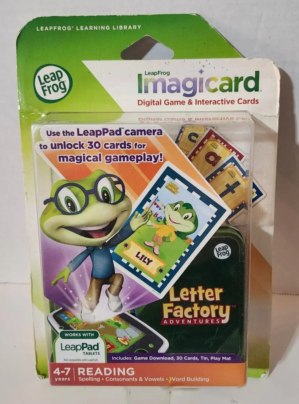 LeapFrog Imagicard Letter Factory Adventures Reading 4-7 New Sealed